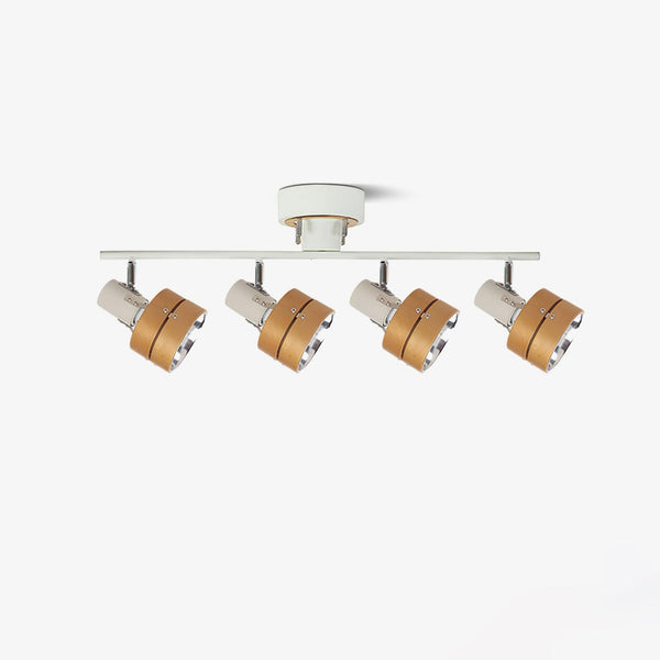 Wooden Adjustable Spot Ceiling-mounted light Ceiling Lamp