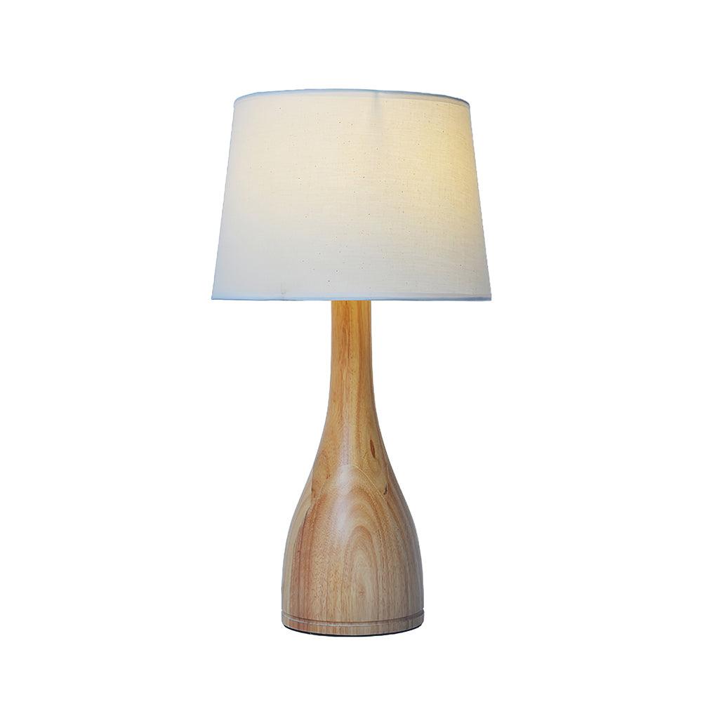 Wooden Vase Work lamp Table Lamp