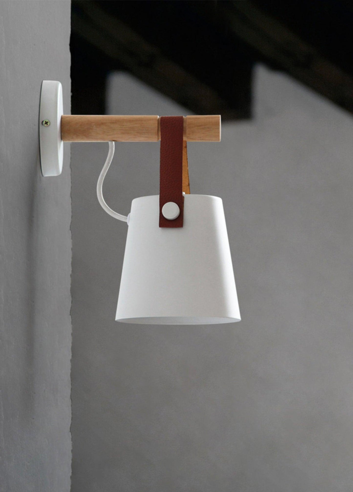 Wooden Conical Wall sconce Wall Light