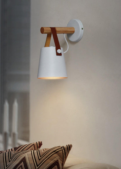 Wooden Conical Wall sconce Wall Light