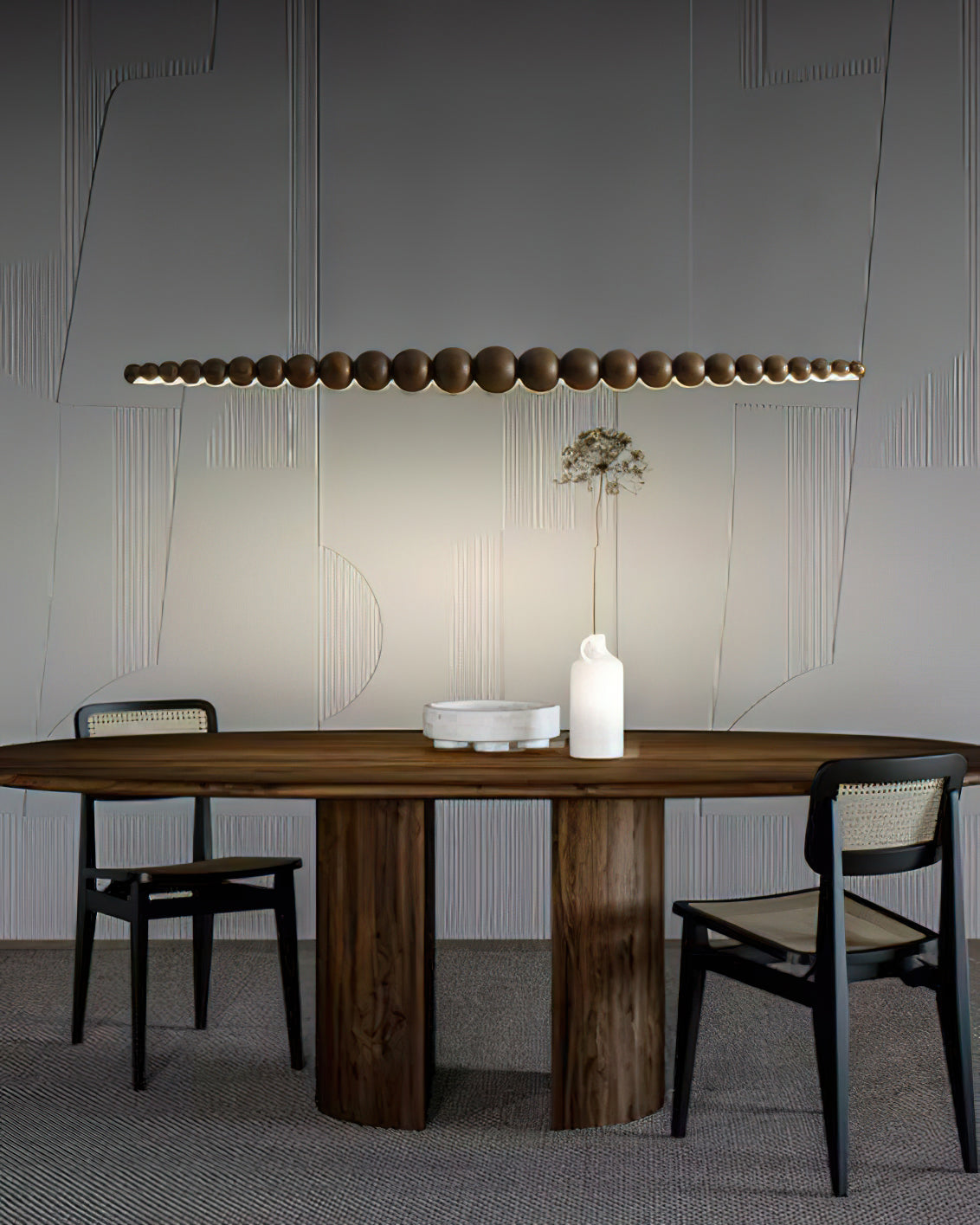 Woodline Orb Hanging light Pendant Light