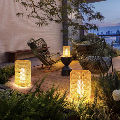 Woven Rattan Exterior lamp Outdoor Lamp