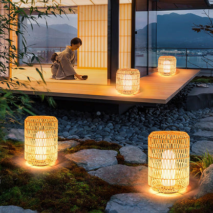 Woven Rattan Exterior lamp Outdoor Lamp