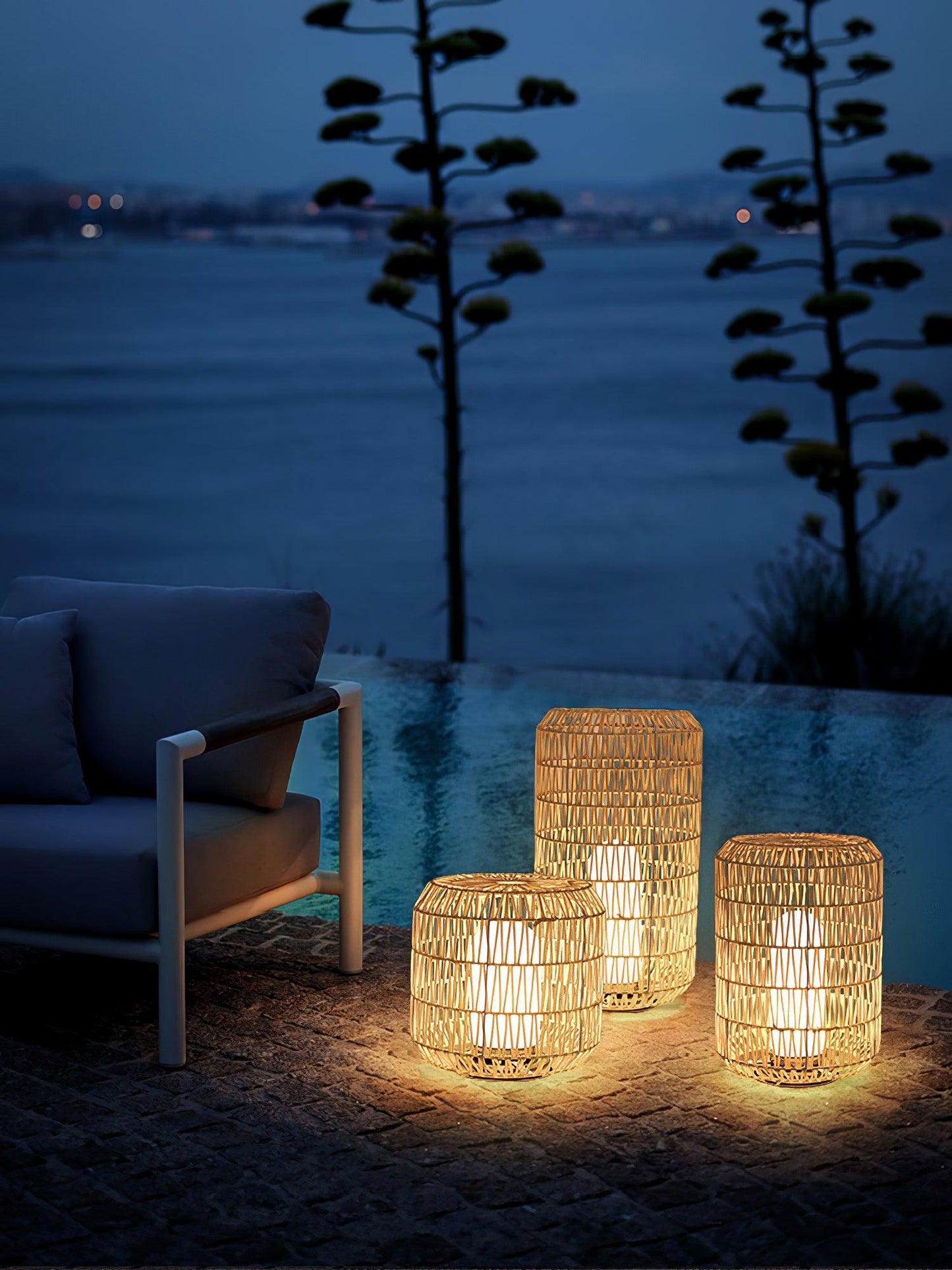 Woven Rattan Exterior lamp Outdoor Lamp