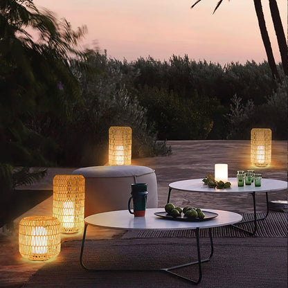 Woven Rattan Exterior lamp Outdoor Lamp