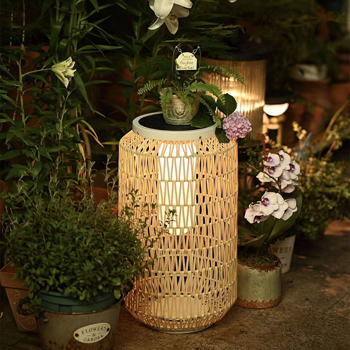 Woven Rattan Exterior lamp Outdoor Lamp