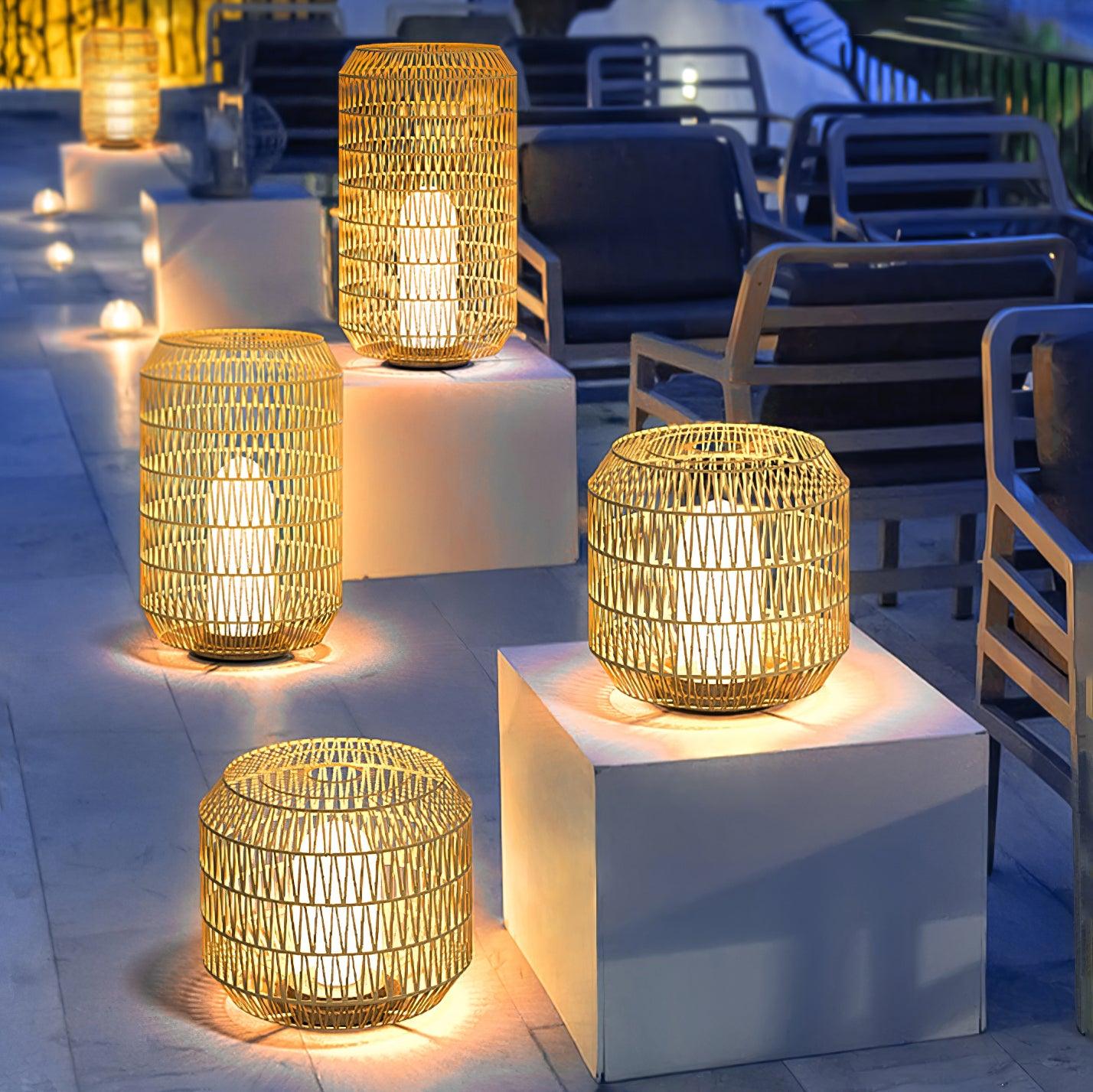 Woven Rattan Exterior lamp Outdoor Lamp