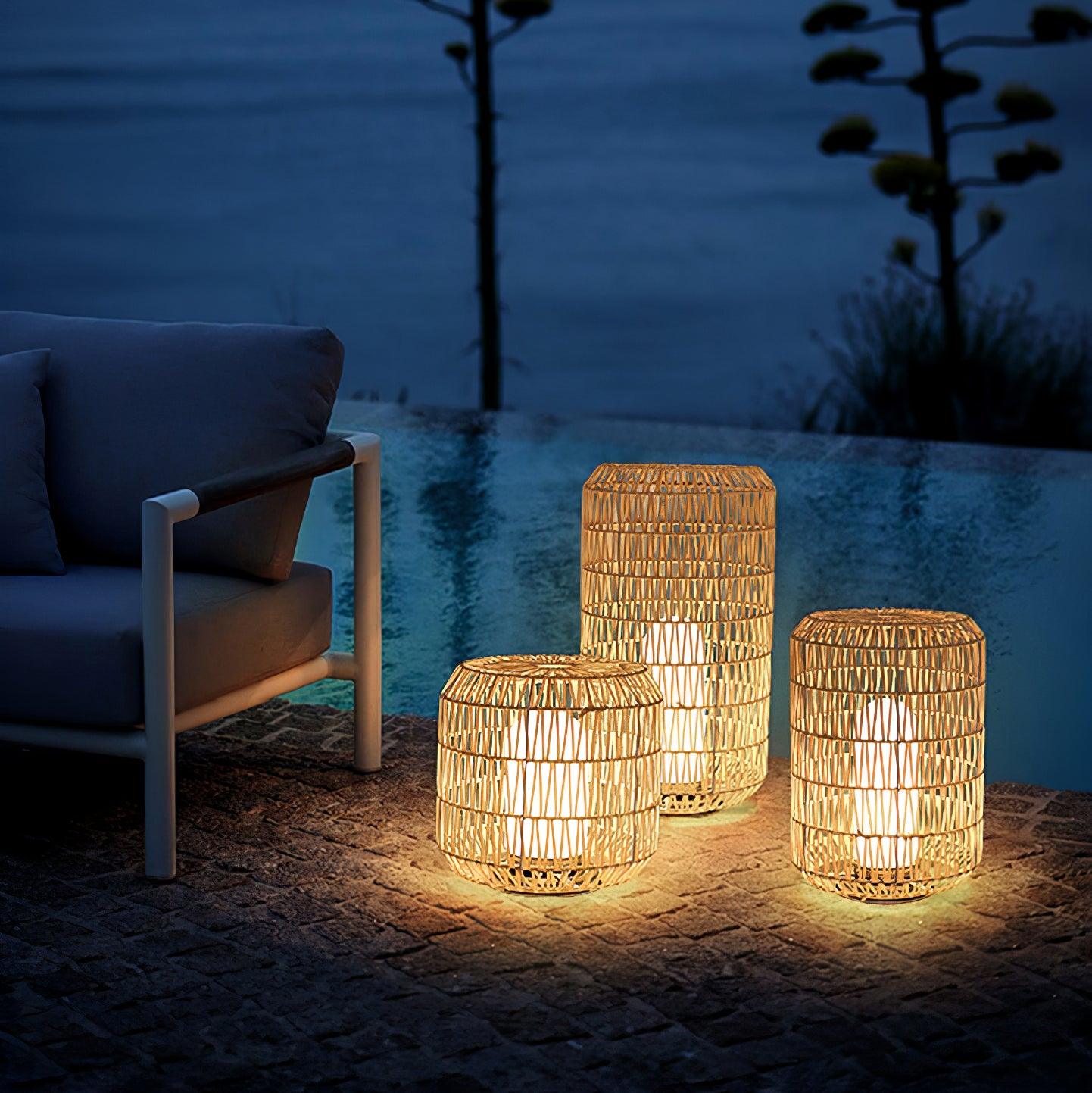 Woven Rattan Exterior lamp Outdoor Lamp