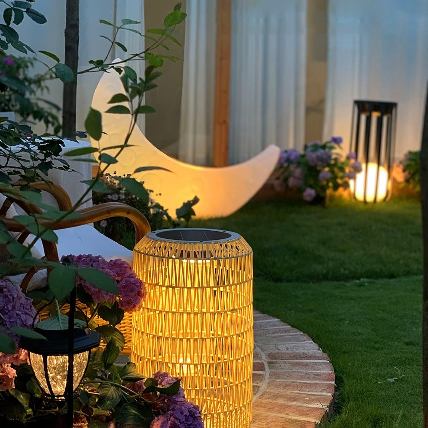 Woven Rattan Exterior lamp Outdoor Lamp