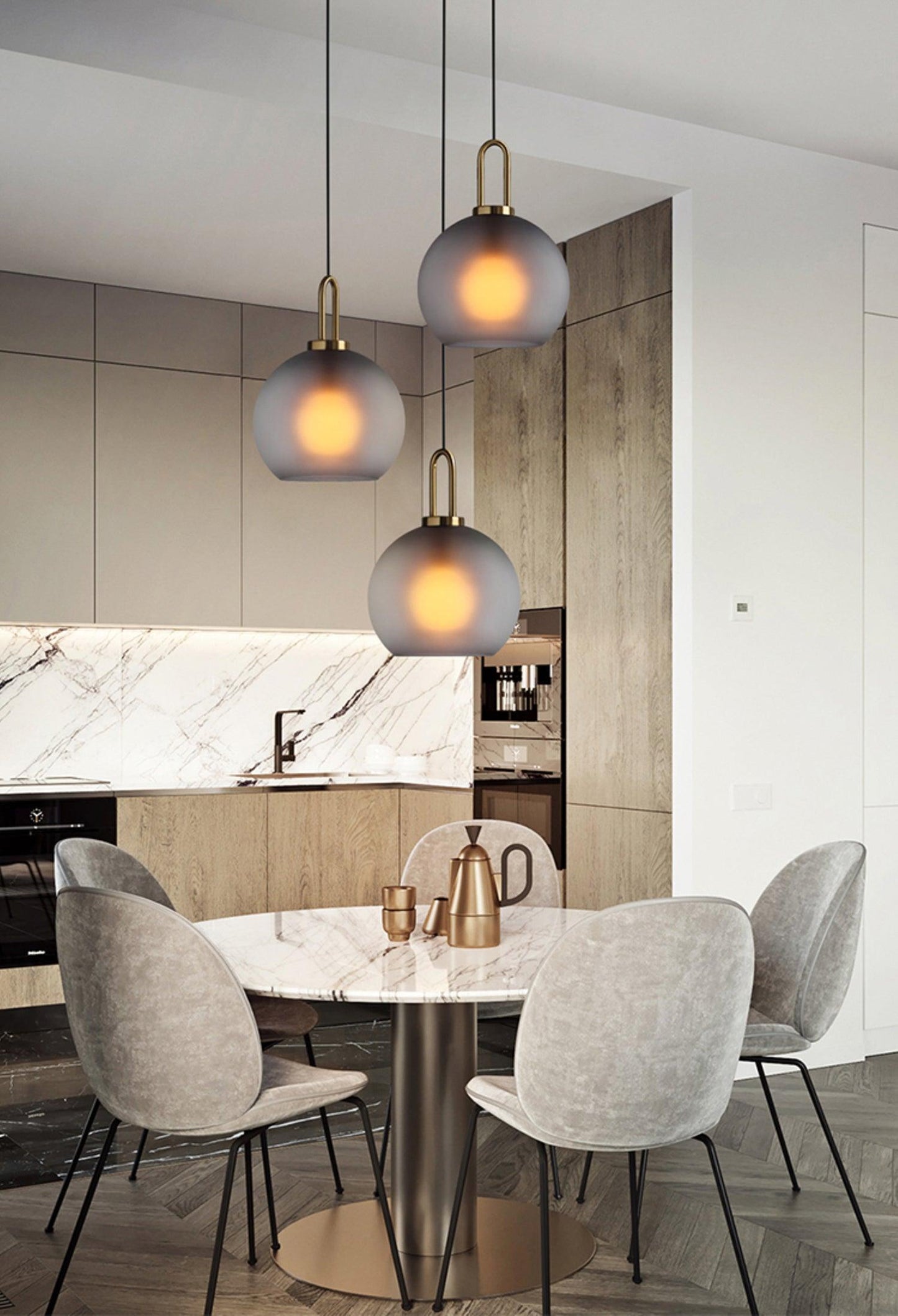 Pendulum Glass Houselight Pendant Lamp