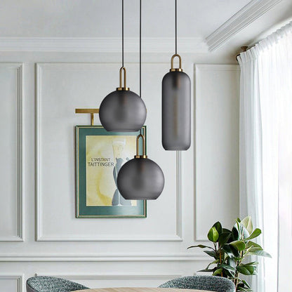 Glass Houselight Pendant Swag Light