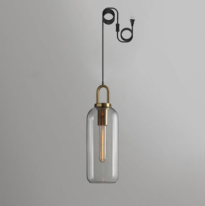 Glass Houselight Pendant Swag Light