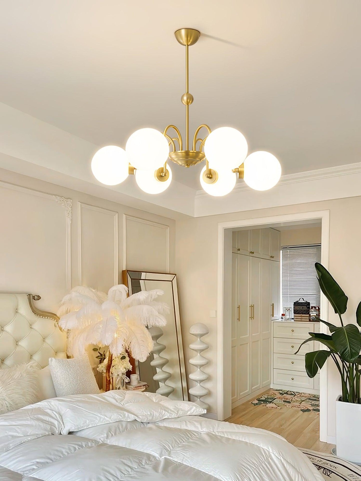 Yisu Brass Pendant light Chandelier