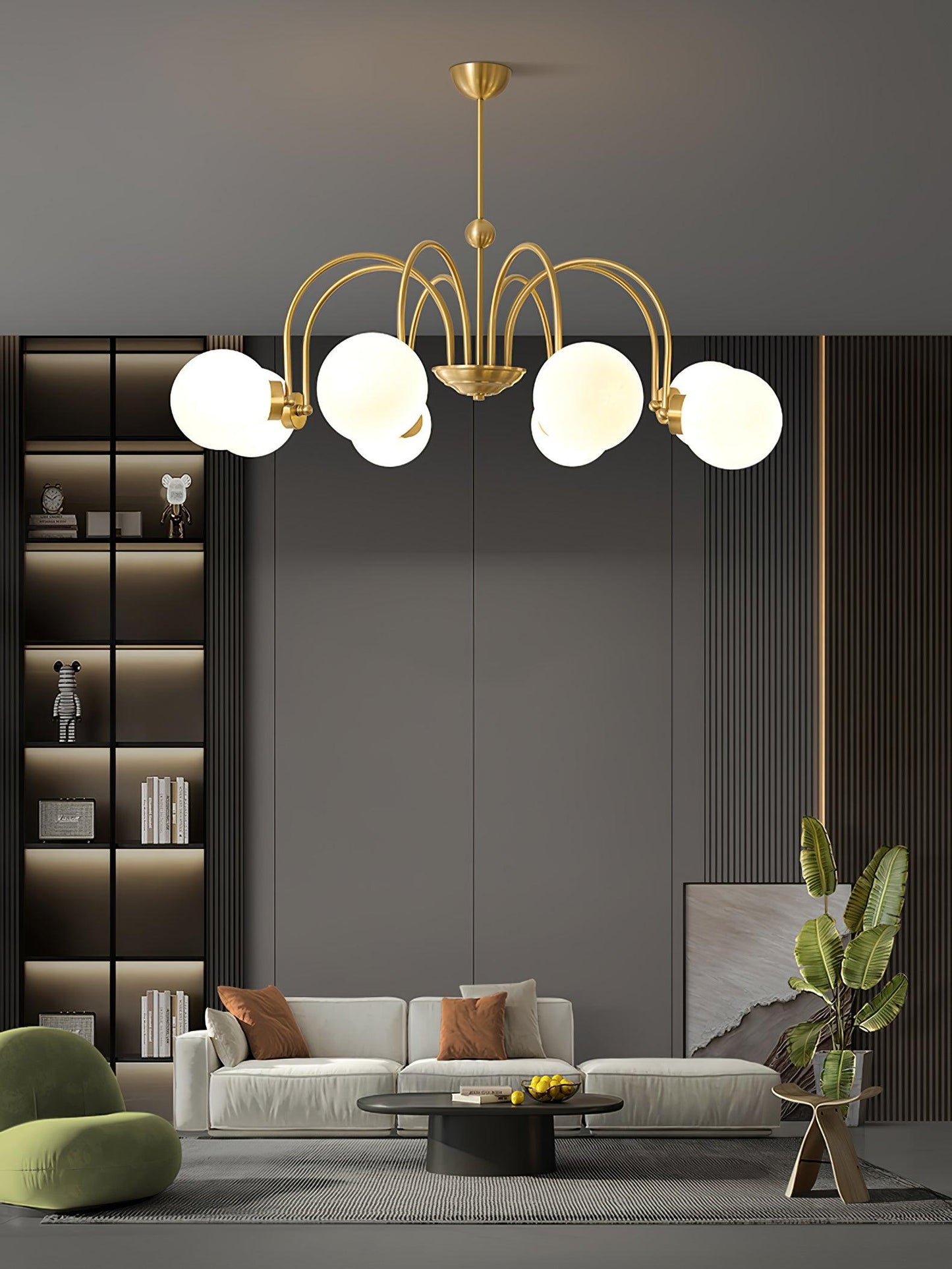 Yisu Brass Pendant light Chandelier