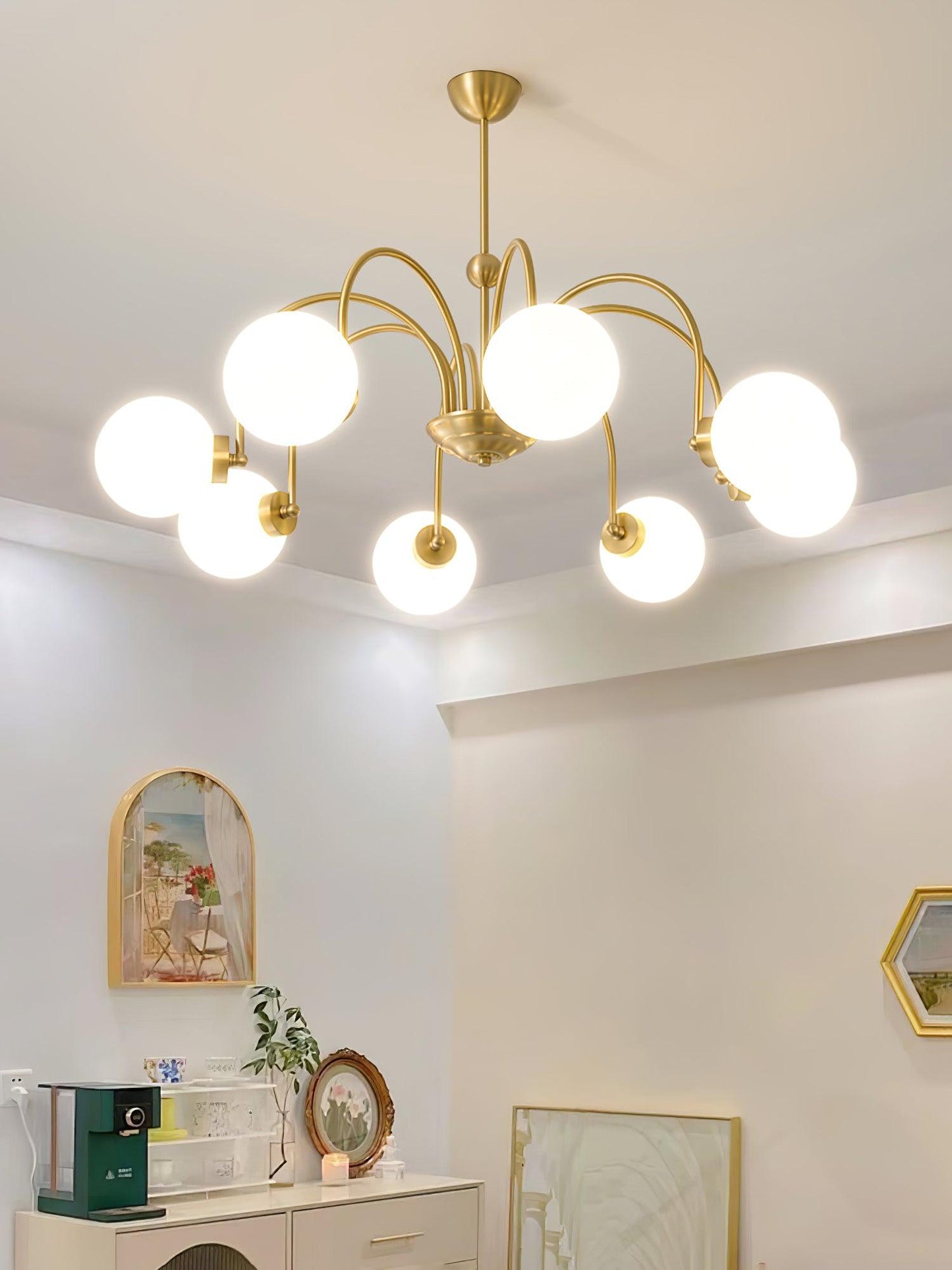 Yisu Brass Pendant light Chandelier