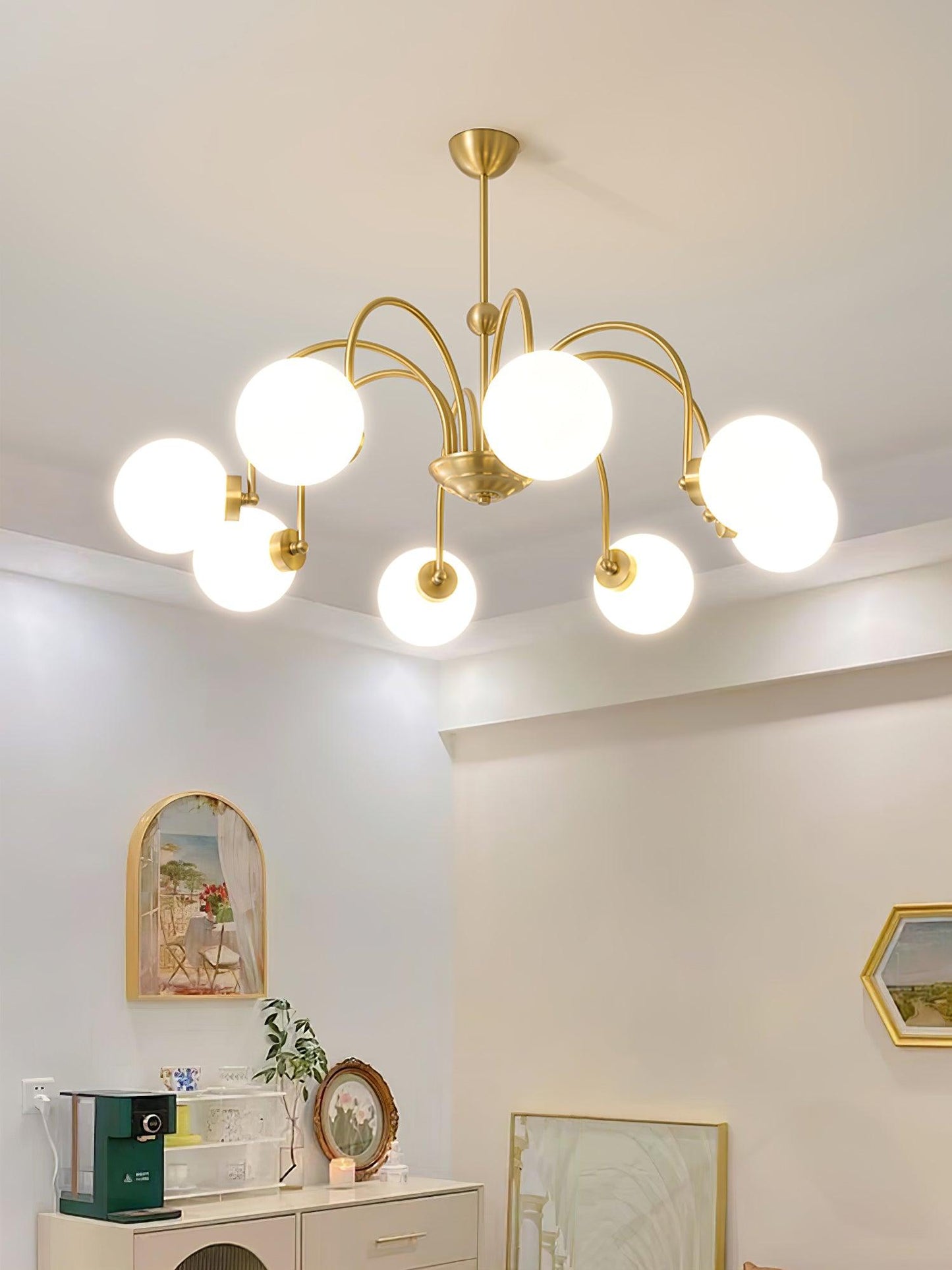 Yisu Brass Pendant light Chandelier