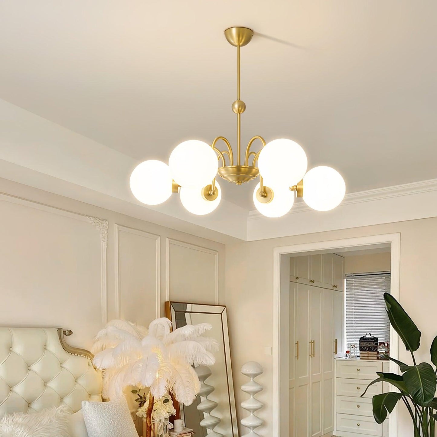 Yisu Brass Pendant light Chandelier