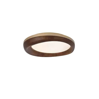 Zenova Wood Flush mount light Ceiling Light