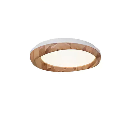 Zenova Wood Flush mount light Ceiling Light