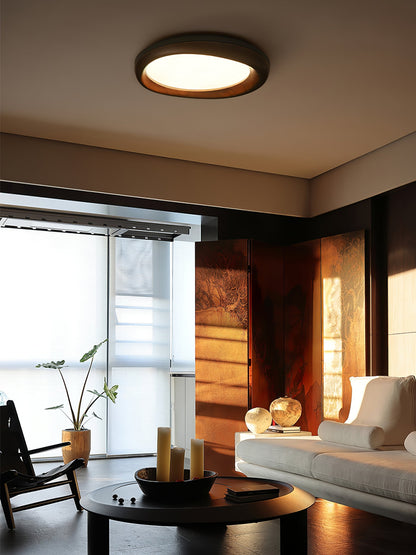 Zenova Wood Flush mount light Ceiling Light