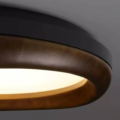 Zenova Wood Flush mount light Ceiling Light