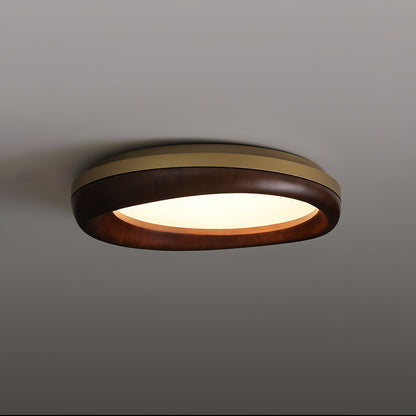 Zenova Wood Flush mount light Ceiling Light