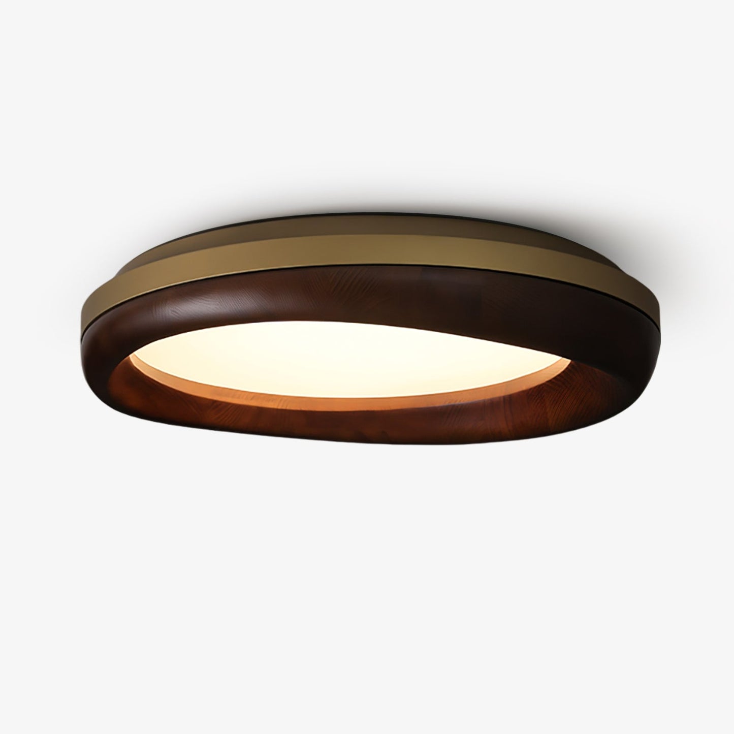 Zenova Wood Flush mount light Ceiling Light