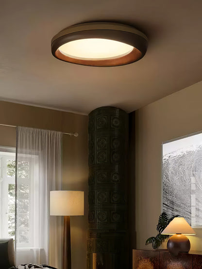 Zenova Wood Flush mount light Ceiling Light