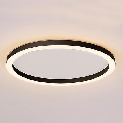 16'' Modern Simple Circle Flush Mount LED Lights Dimmable Ceiling Lights with Remote