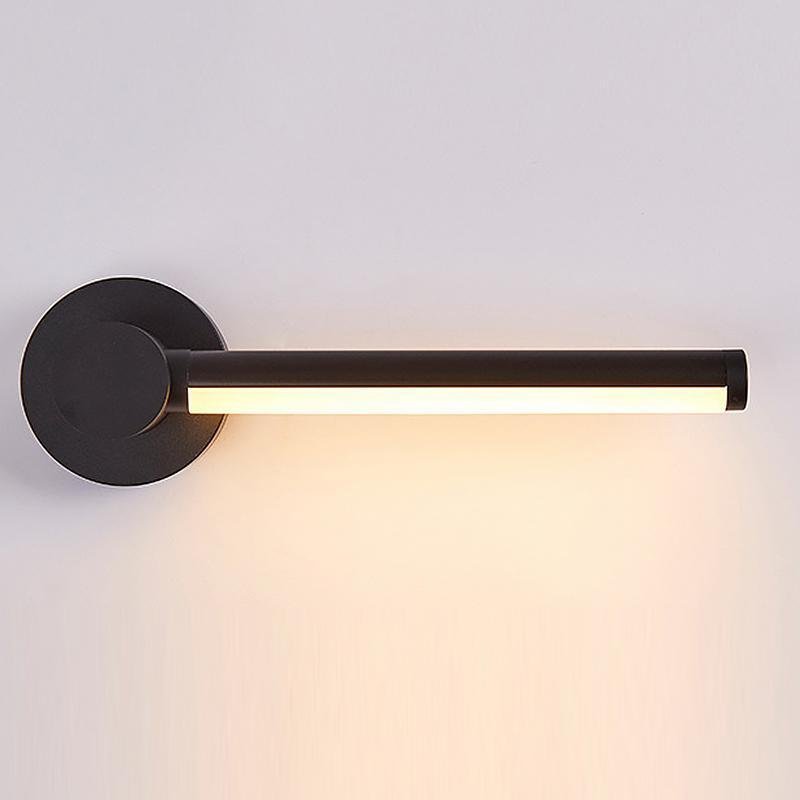 Rectangular Shaped Thin Long Style Wall Sconces with Aluminum Acrylic Design