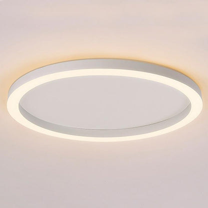 16'' Modern Simple Circle Flush Mount LED Lights Dimmable Ceiling Lights with Remote