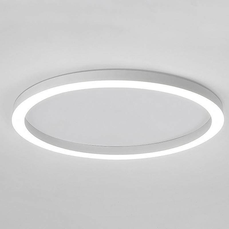 16'' Modern Simple Circle Flush Mount LED Lights Dimmable Ceiling Lights with Remote