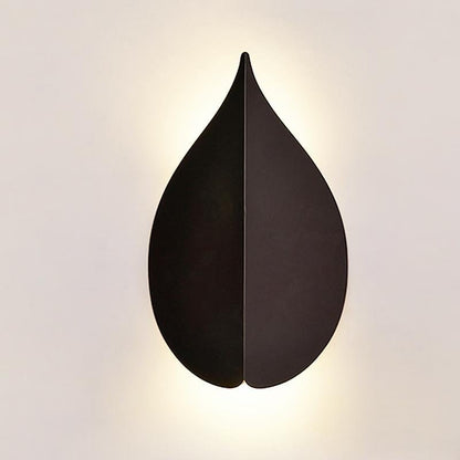 Soft Warm White Modern Leaf Shaped Wall Sconces