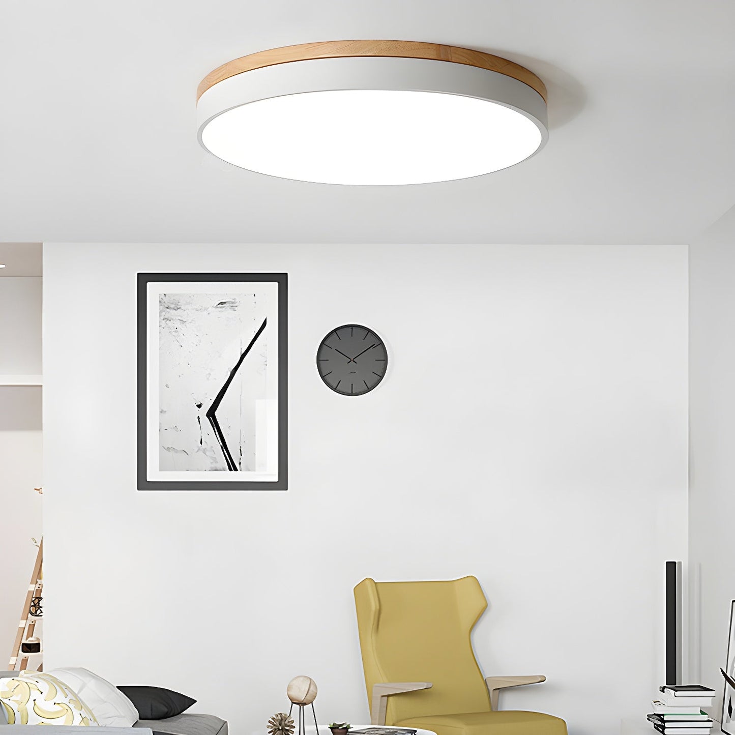 Zara Circular Wood Ceiling fixture Ceiling Lamp