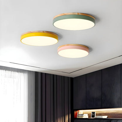 Zara Circular Wood Ceiling fixture Ceiling Lamp