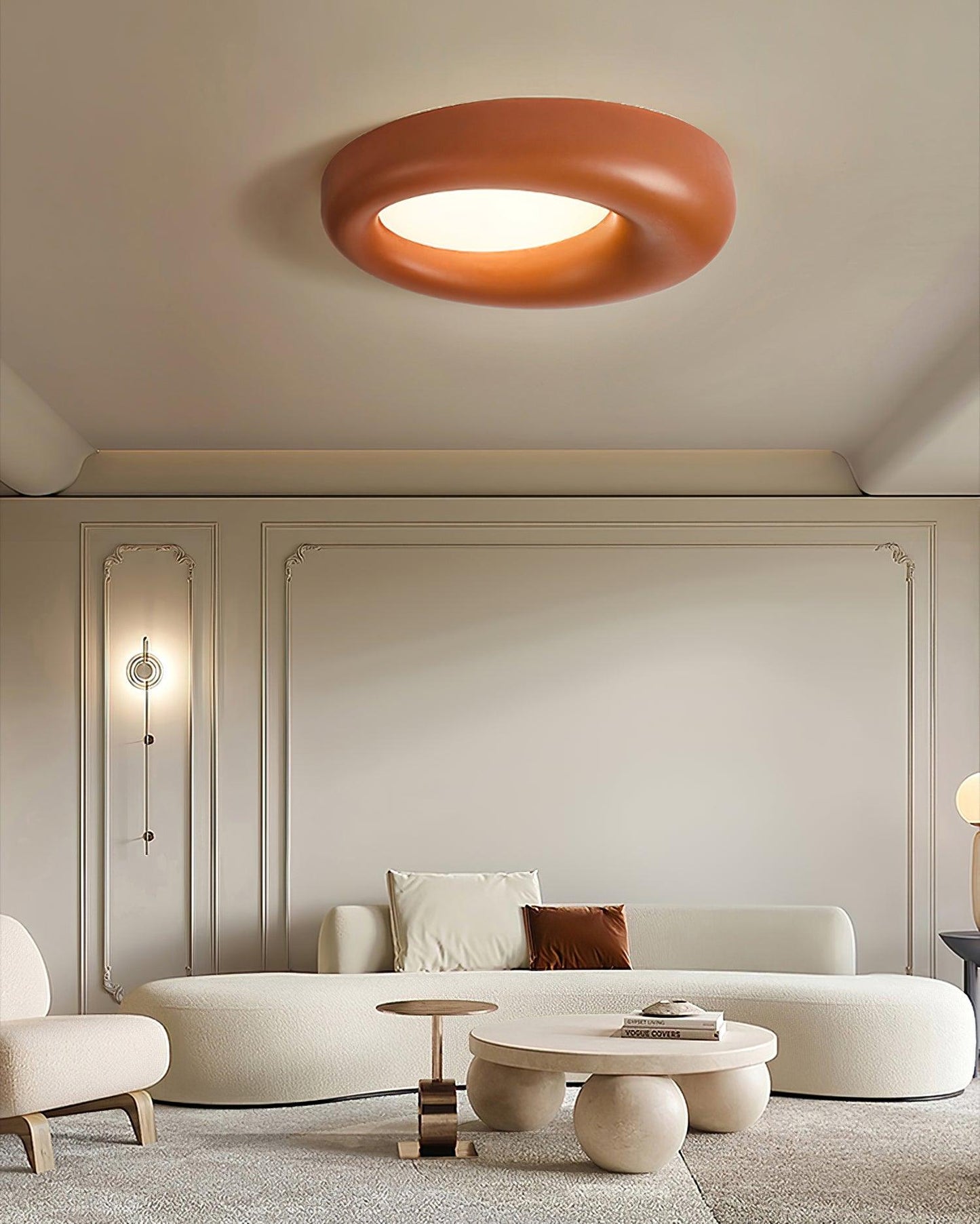 Zero Round Flush mount light Ceiling Lamp