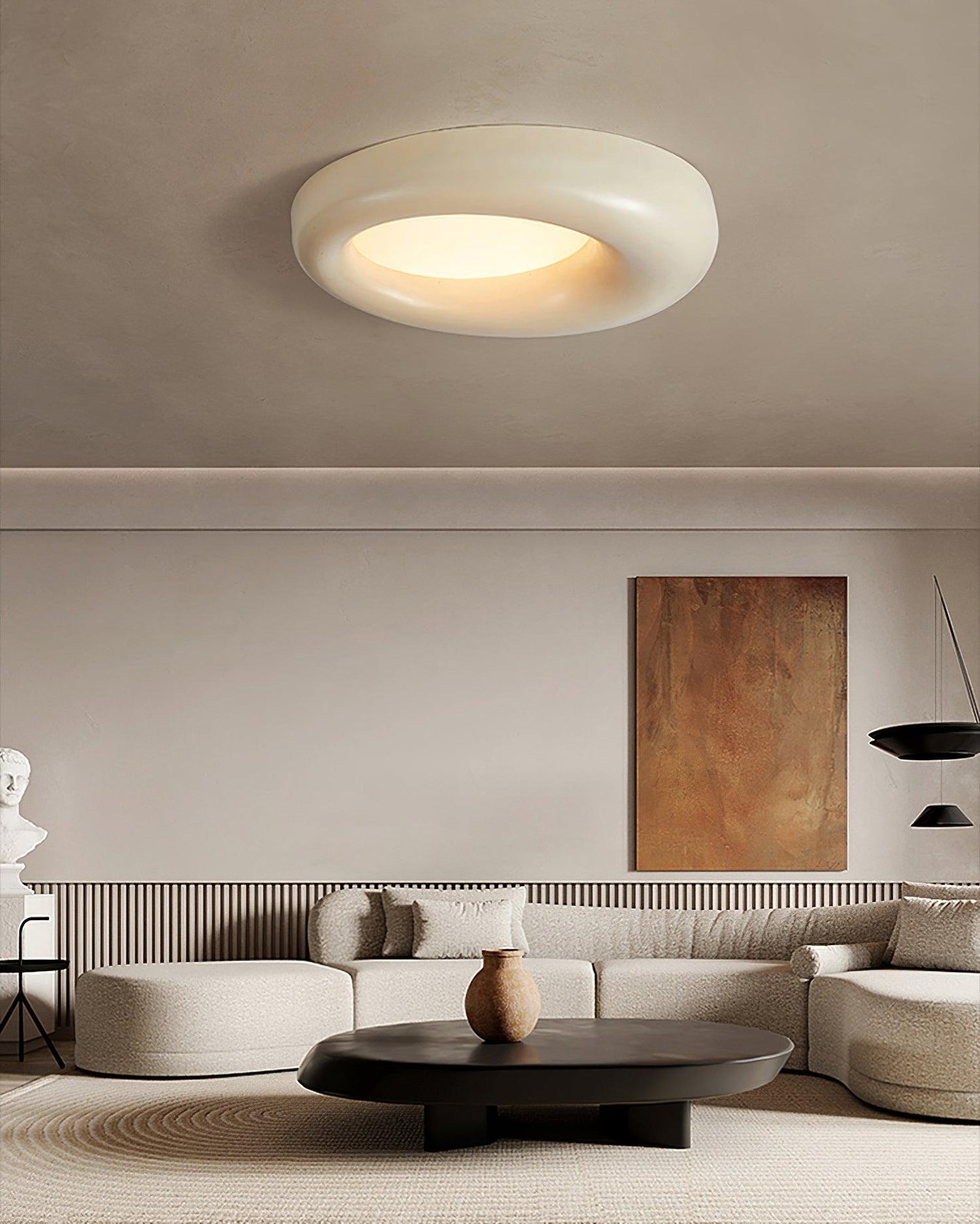 Zero Round Flush mount light Ceiling Lamp