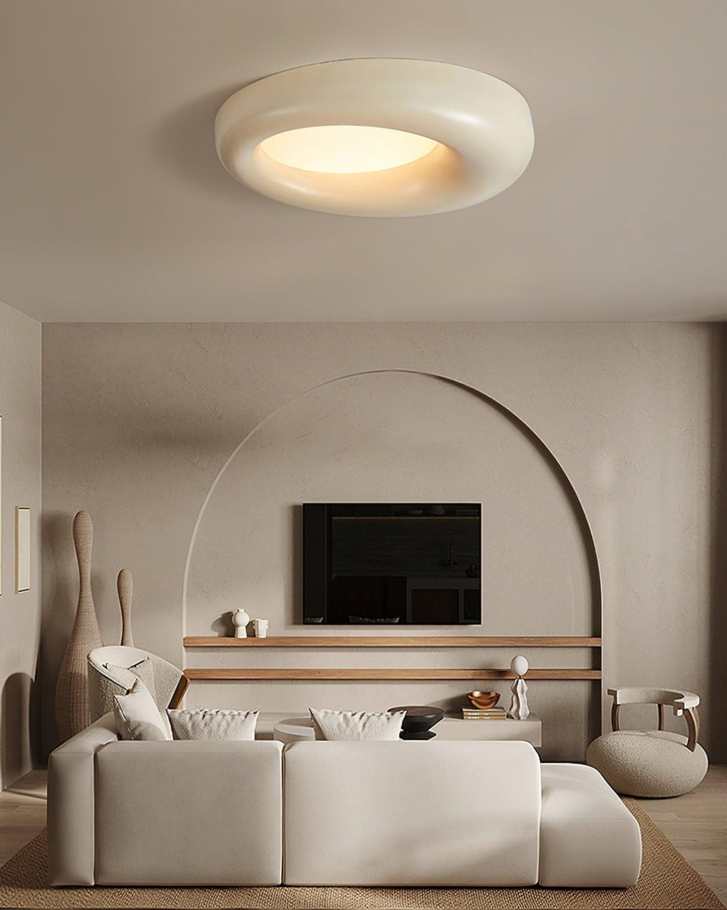 Zero Round Flush mount light Ceiling Lamp