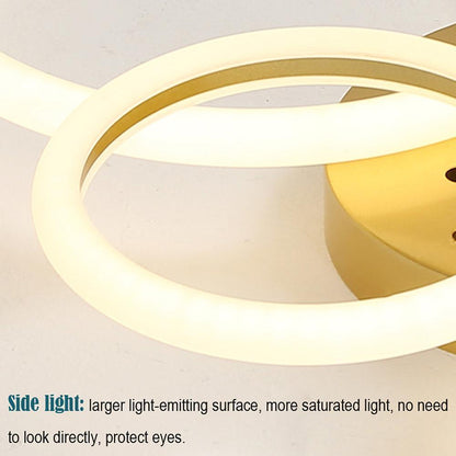 Circular Ring Dimmable LED Modern Flush Mount Lighting Ceiling Lights