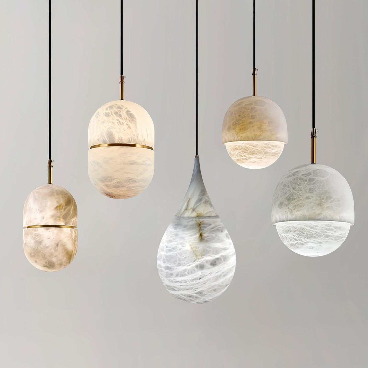 Marble Raindrop Hanging light Pendant Light