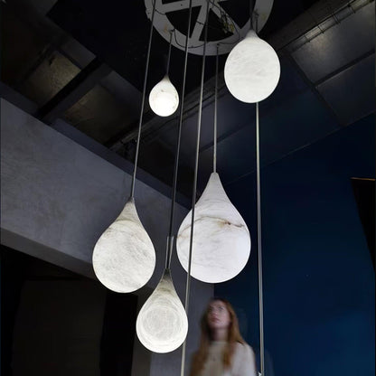 Marble Raindrop Hanging light Pendant Light