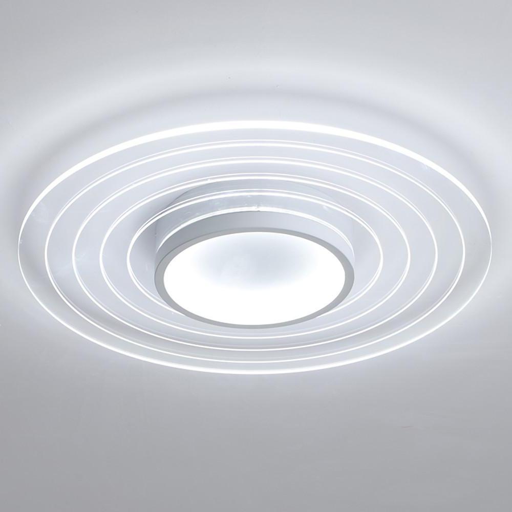 Multiple Circles Dimmable LED Modern Flush Mount Lighting Ceiling Lights