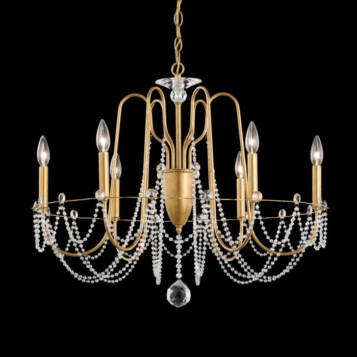 Esmery 6-Light Chandelier in Polished Silver