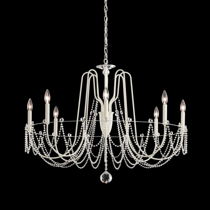 Esmery 8-Light Chandelier in White