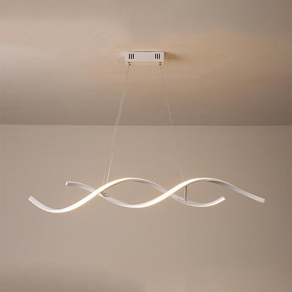 Wave Design Modern Pendant Lighting Minimalist Ceiling Light for Elegant Interiors