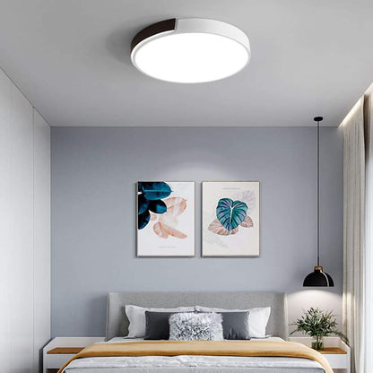 Circular Modern LED Flush Mount Ceiling Light for Living Room