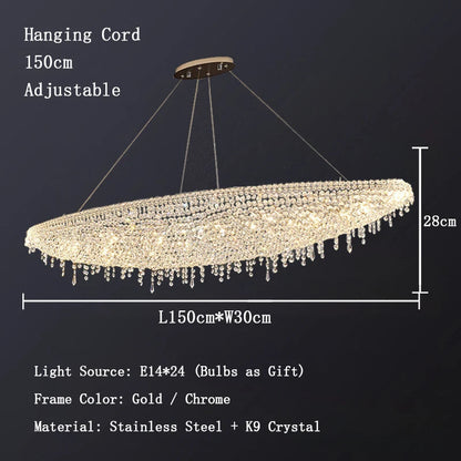 Alleri Crystal Chandelier For Dining Room