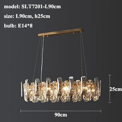 Lazzo Crystal Modern Chandelier