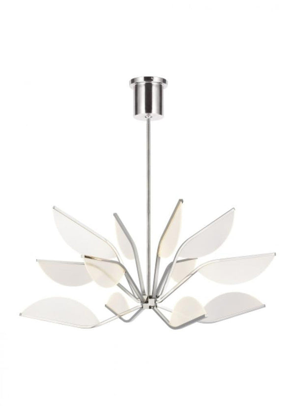 Chandelier, 1-Light, LED, Polished Nickel, 38"W (700BLT38N-LED935 70PKE8Q)