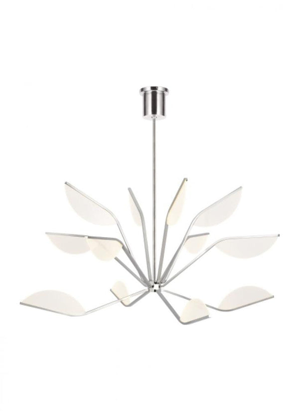 Chandelier, 1-Light, LED, Polished Nickel, 48"W (700BLT48N-LED935 70PKE8U)